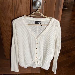 White long sleeve shirt